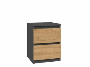 Szafka nocna Malwa M2 – antracyt / dąb artisan