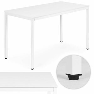Stół do kuchni jadalni dla 4-5 osób biurko komputerowe 120×60 cm biały
