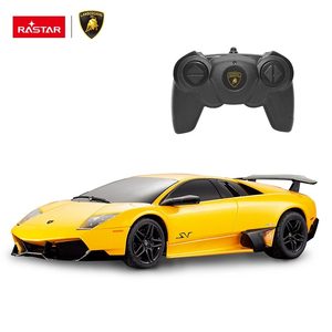 Remote controlled car Lamborghini Murciélago 1:24 yellow for children 6+