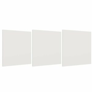 Fronts for bookcase MALAX 3×3 H white matt 3 pieces TIP-ON