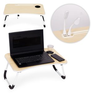 Podstawka pod laptopa składana taca 60×40 cm lampka wiatrak
