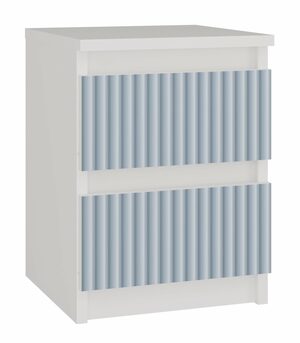 Szafka nocna Malwa M2 – biały / niebieski