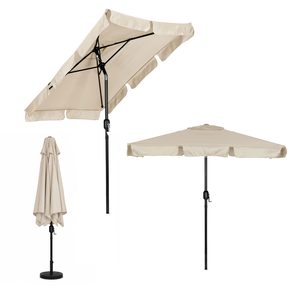 Duży skośny parasol ogrodowy