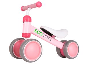 Rowerek biegowy treningowy mini rower dla dzieci różowy