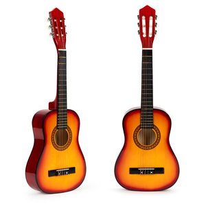 Gitara dla dzieci duża klasyczna drewniana 6 strun