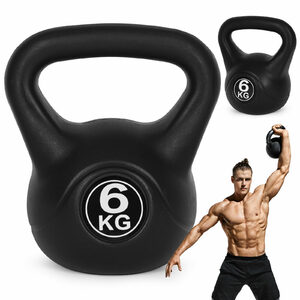 Kettlebell kettle 6 kg do ćwiczeń hantla kula odważnik obciążenie ciężar fitness
