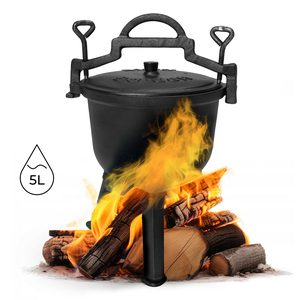 Kociołek żeliwny 5L