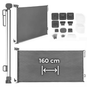 Gate railing roller shutter 160 cm protective for stairs and doors
