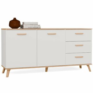 Komoda OLYMPO 2D3S BIAŁA DĄB ARTISAN