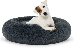 Plush bed M 60cm – dark grey