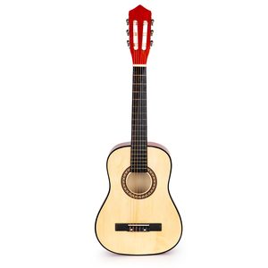 Gitara dla dzieci duża drewniana 6 strun