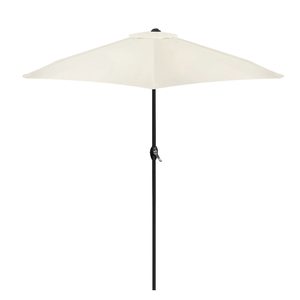 Składany parasol ogrodowy 210 cm beżowy