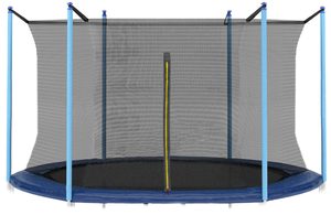 Siatka ochronna wewnętrzna na trampolinę 10 ft 6 słupków 305 cm