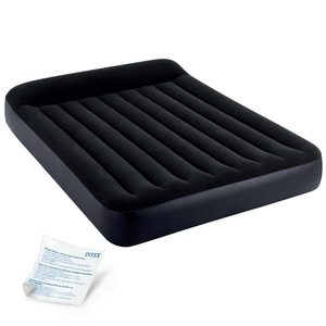 Materac dmuchany do spania 203×152 cm dwuosobowy łóżko 64143
