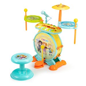 perkusja organki 2w1 mikrofon karaoke mp3 led – zabawa muzyczna dla dzieci