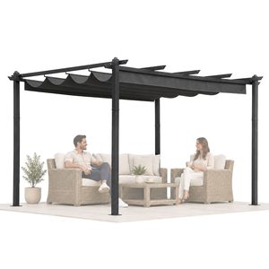 Pergola ogrodowa 3x4m MultiGarden stalowa z poliestrem 180g