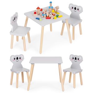 Zestaw mebli dziecięcych koala ECOTOYS – stolik + 2 krzesła