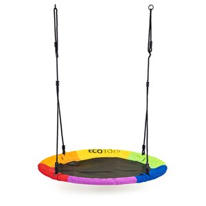 Huśtawka ogrodowa bocianie gniazdo 100 cm kolorowa