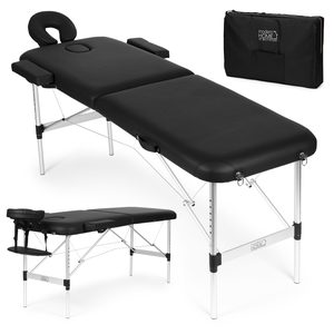 Aluminum massage table2-segment folding in suitcase + bag ModernHome