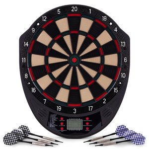 Elektroniczna tarcza do darta gry w rzutki lotki tablica LCD 41 cm 26 gier