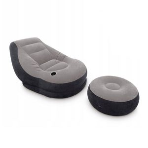 Dmuchana sofa z podnóżkiem