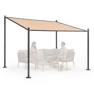 Pergola ogrodowa 3x3m MultiGarden stalowa z poliestrem